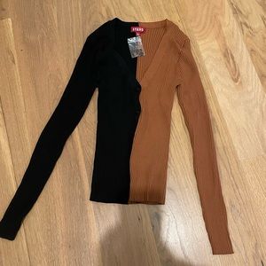 Staud ribbed cardigan